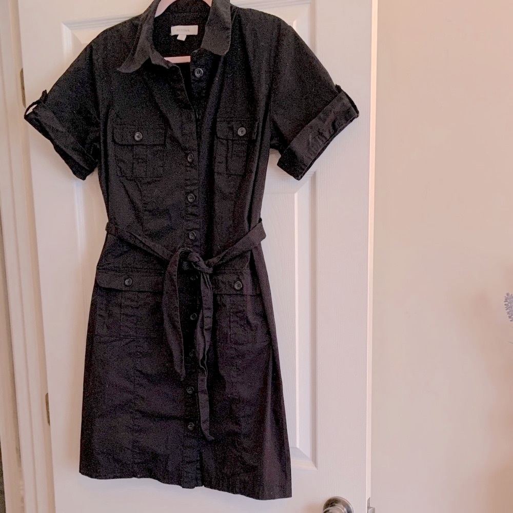 Merona Black Short Sleeve Dress